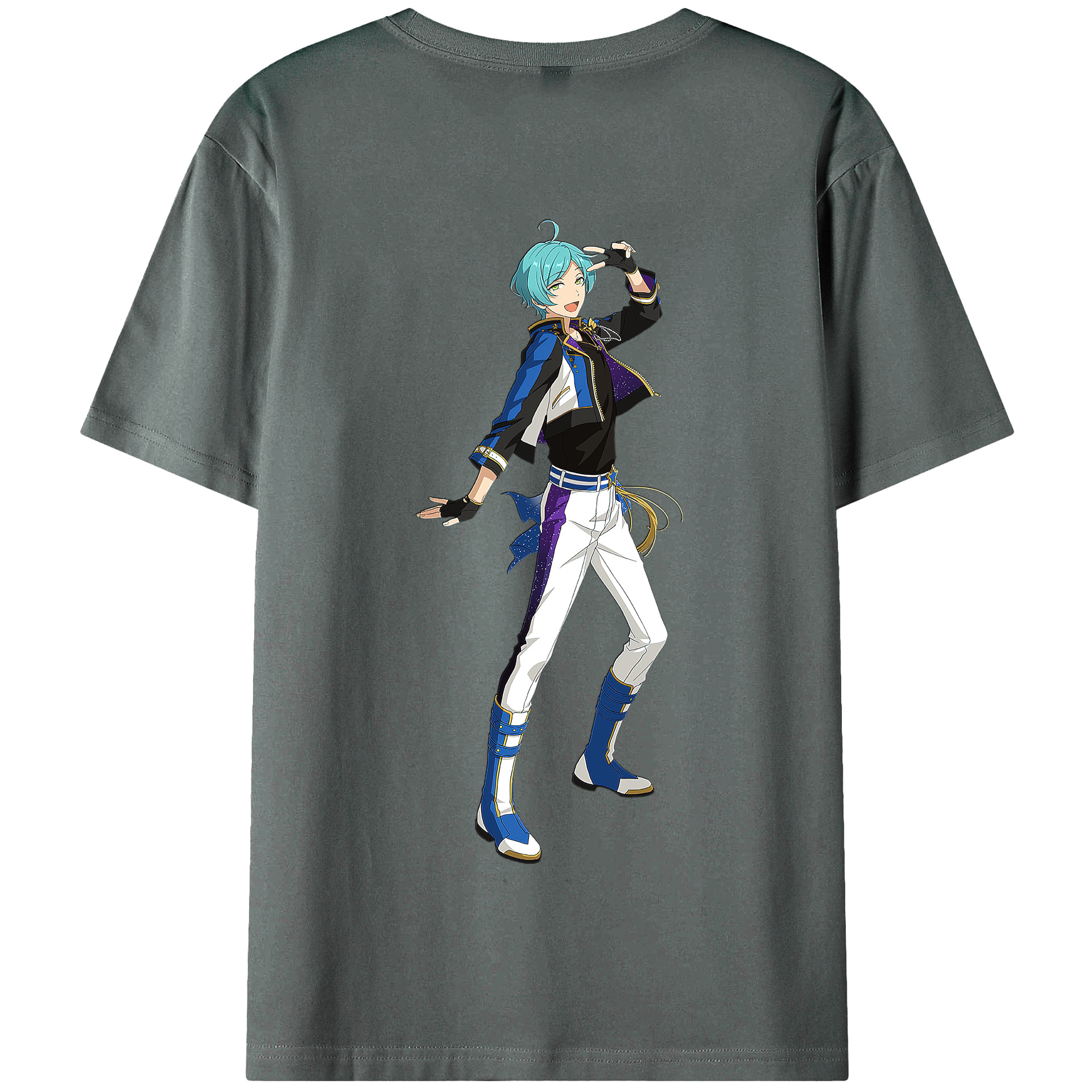 （画像用） あんさんぶるスターズ! Ensemble Stars 綿100％半袖Tシャツ（背面プリント）